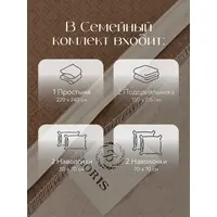 Постельное белье семейное сатин хлопок