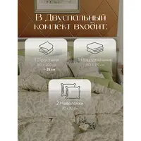 Постельное белье 2 спальное на резинке Boris
