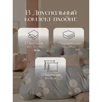 Постельное белье 2 спальное на резинке Boris