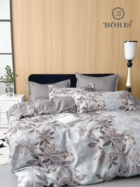 Постельное белье семейное на резинке Boris