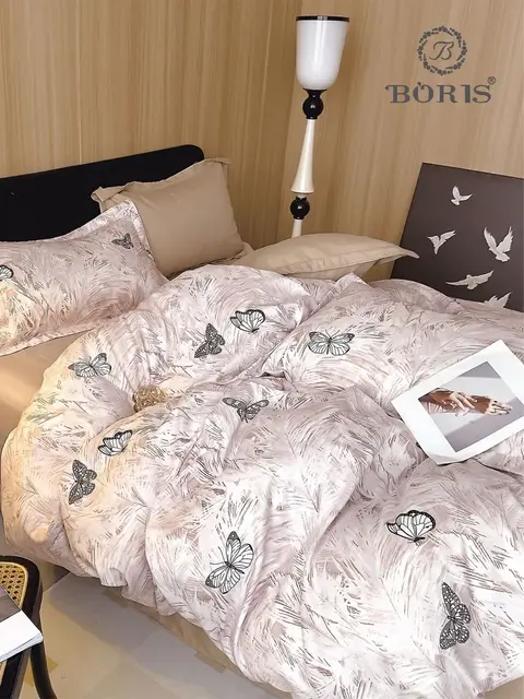 Постельное белье евро на резинке Boris